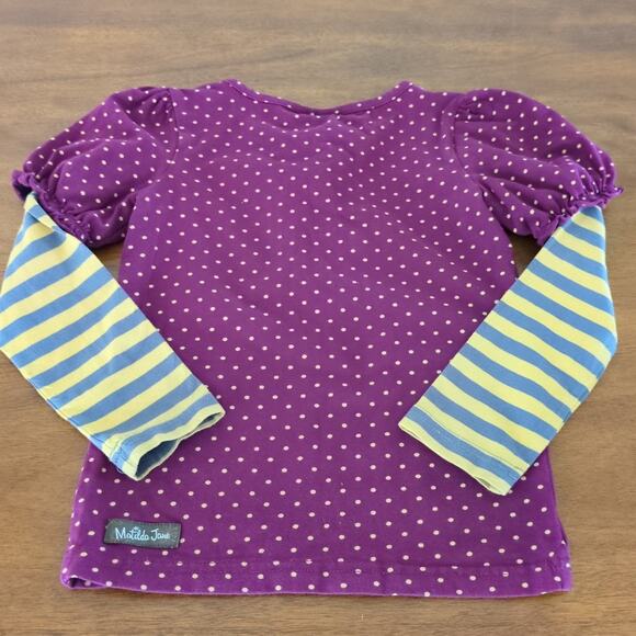 Matilda Jane Parsnip charmer Long Sleeve Shirt Girls Top 4 - Picture 6 of 7